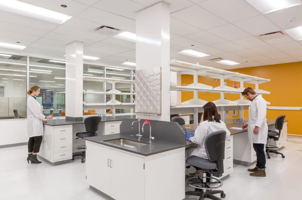 Life sciences lab commercial renovation 